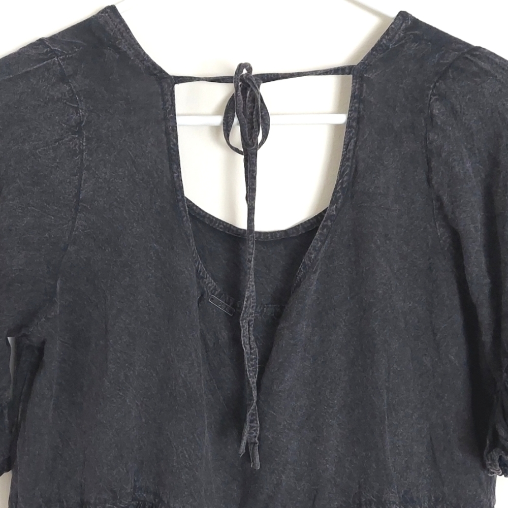 Distressed Ruffle Dress size Medium - Picture 6 of 7